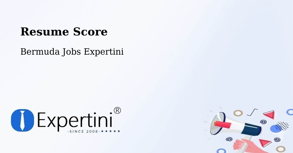 Resume Score & Job Description Match Tool – Bermuda - Bermuda Jobs Expertini